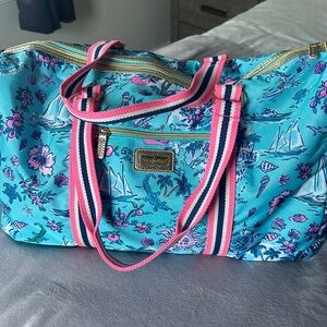 Lilly Pulitzer small duffel bag never used NWOT